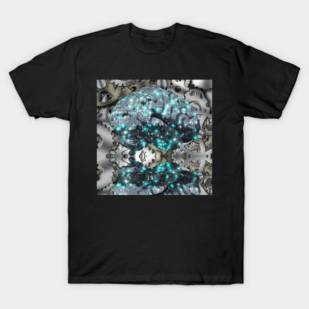 Machine Brain T-Shirt by rolffimages